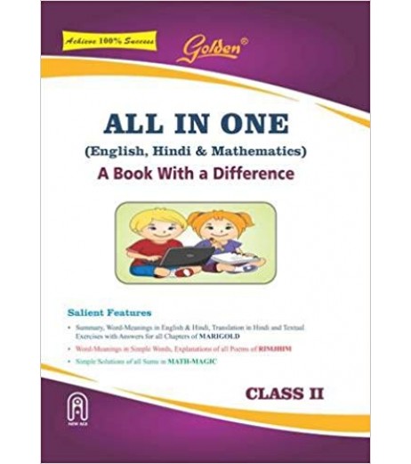 All In One Class-II (English, Hindi, Mathematics) Golden Class 2 - SchoolChamp.net